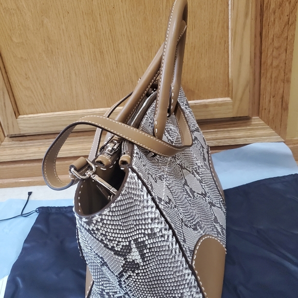 Prada Authentic Snakeskin Leather Satchel Bag - Picture 6 of 16